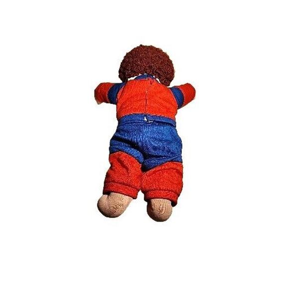 Vtg 1982 Cabbage Patch Boy Doll Original Sweatsuit Auburn Hair Loops Great Cond. - Picture 5 of 6